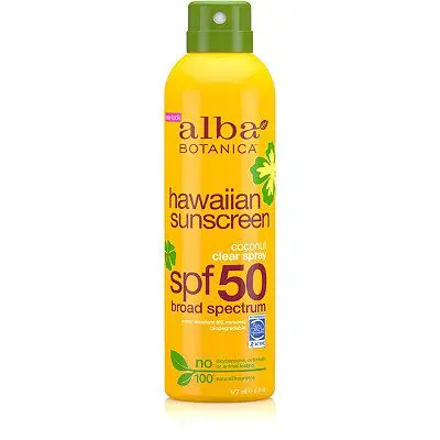 Alba Botanica Sunscreen - Hawaiian - Clear Spray Spf 50